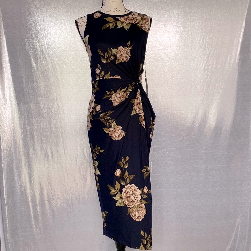 NWT Nine Britton Blue Floral Dress